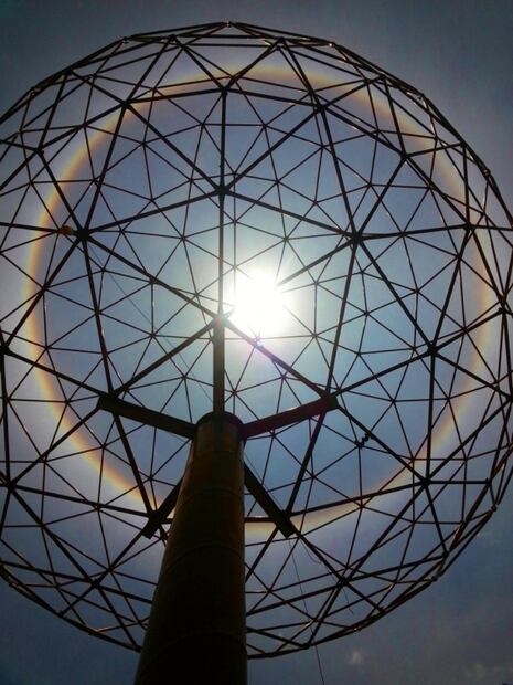 Halo solar no tiene alguna relación con los sismos