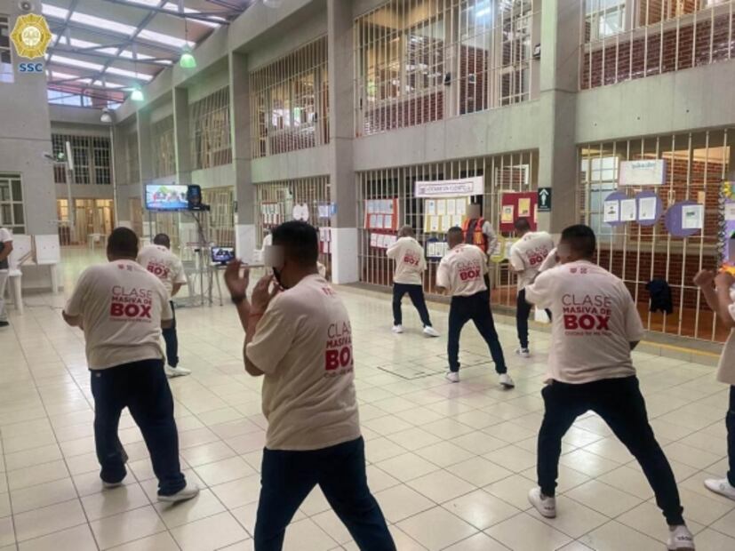 Participan reos de penales en CDMX en Clase Masiva de Box 