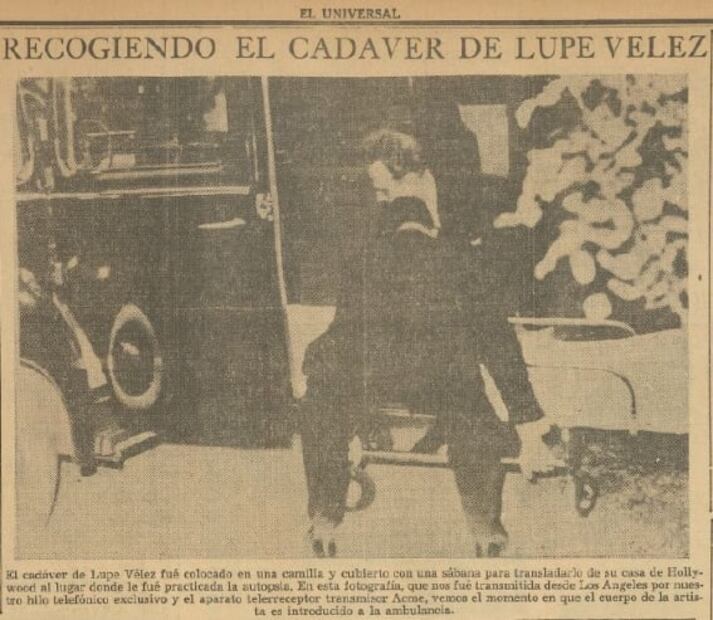 Antes de suicidarse, Lupe Vélez hizo una fiesta y comió mole mexicano