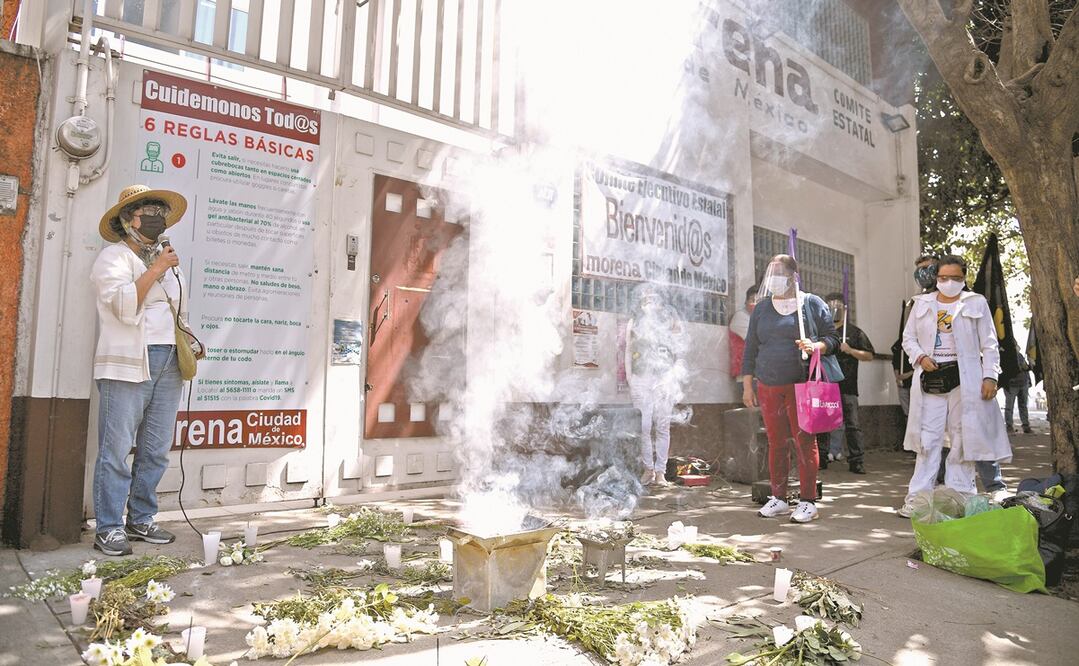 El Congreso Popular, Social y Ciudadano de la Ciudad de México asegura que Morena ha puesto dedazo en las encuestas para seleccionar a personajes manchados por la corrupción. Foto: HUGO GARCÍA. EL UNIVERSAL