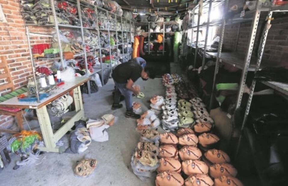 Máscaras de Yehualtepec: a mano, así dan rostro al terror