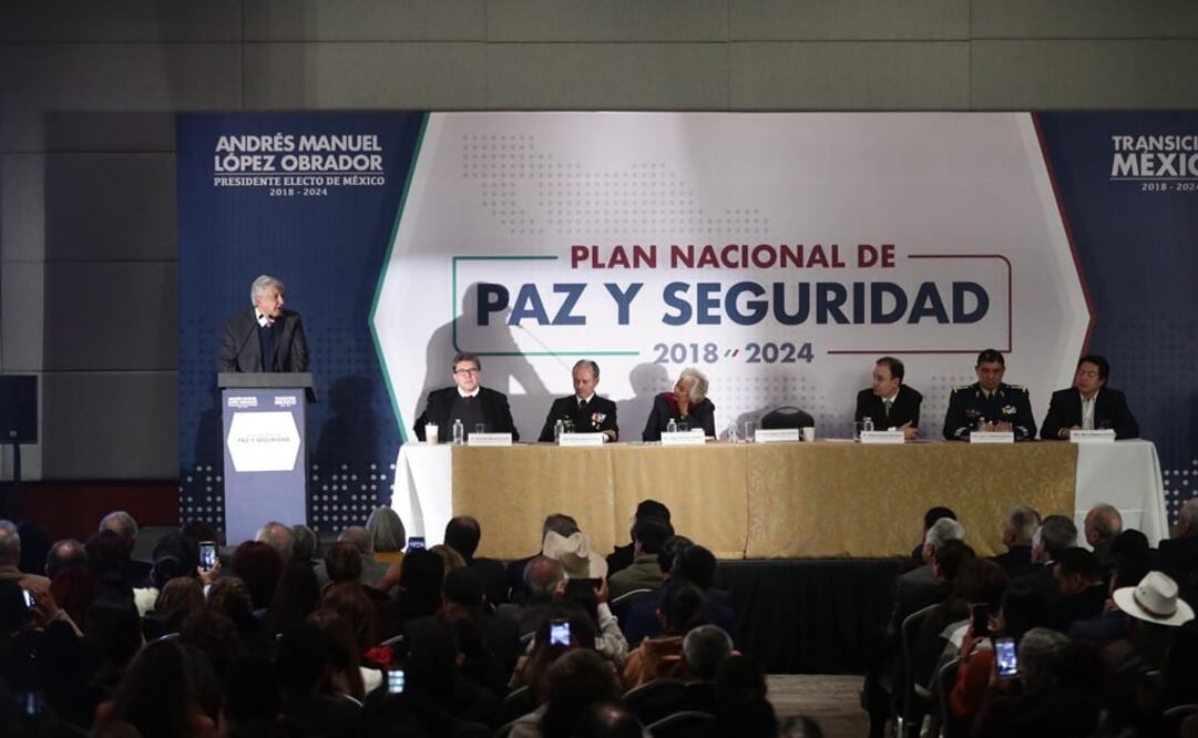 Presentación del Plan Nacional de Seguridad (ALEJANDRA LEYVA. EL UNIVERSAL)