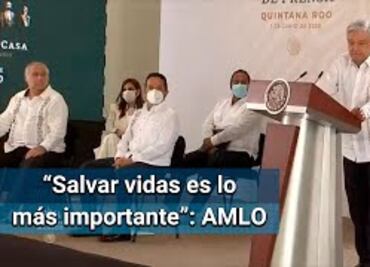 Inicio de “nueva normalidad” debe realizarse con disciplina porque si hay rebrotes “cerramos”: AMLO