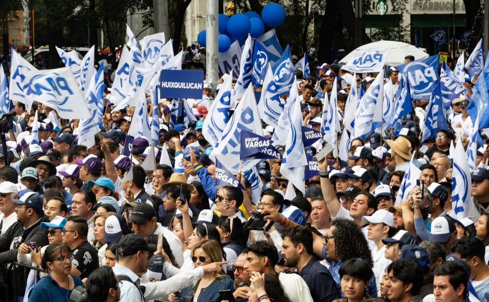 Marcha del PAN en la CDMX (18/10/2025). Foto: Hugo Salvador / EL UNIVERSAL