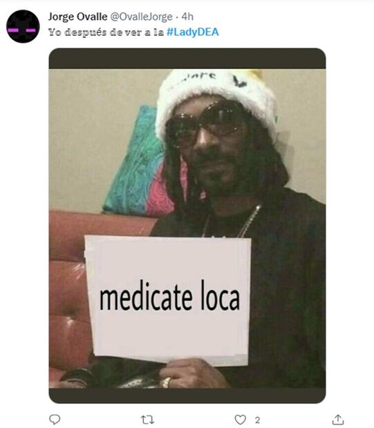 Los mejores memes que dejó #LadyDEA