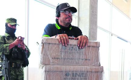 La Junta Local recibe el material electoral