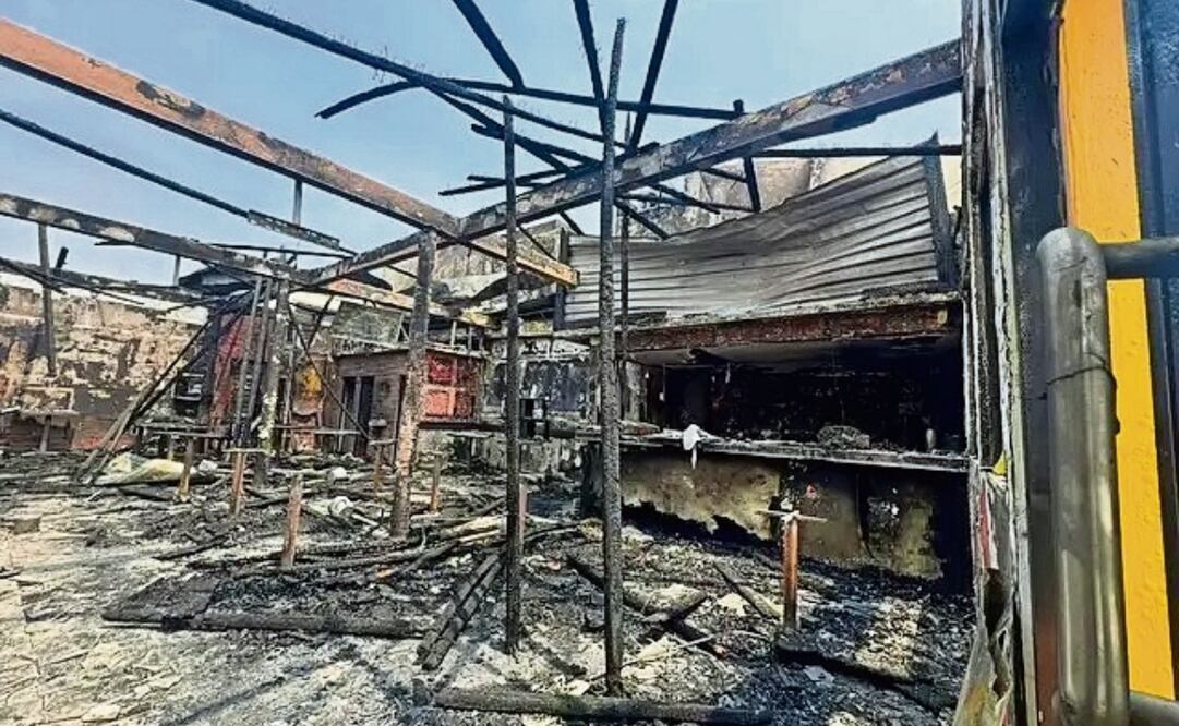 Los dueños de los restaurantes quemados en Coatzacoalcos, Veracruz, pidieron que se actúe contra el cobro de piso. Foto: Especial