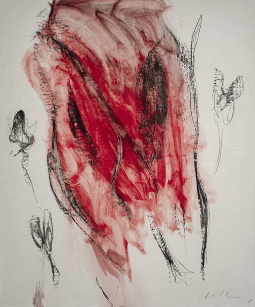 "Lust" (2019), obra del pintor Fernando Leal Audirac. 
Técnica: obra del pintor Fernando Leal Audirac. 
Técnica: Temple a la cera caserina y grafito sobre lino.
Foto: Especial