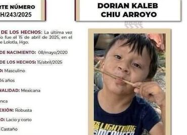 Desaparece en Hidalgo niño de 4 años con residencia en el Edomex; mantienen intenso operativo de búsqueda