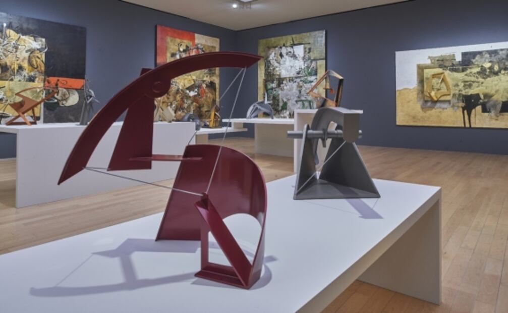 Manuel Felguérez, en el Museo Amparo