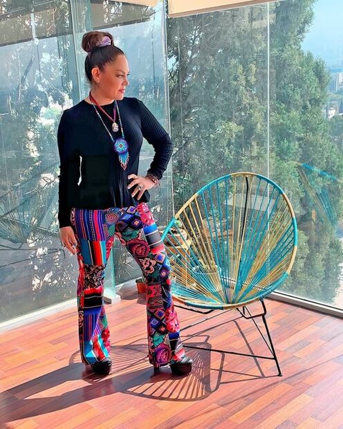 La peor vestida de la semana es Tatiana con por su look patchwork