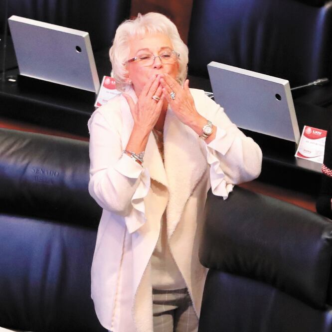 Olga Sánchez Cordero, próxima titular de la Secretaría de Gobernación, negó que se pretenda controlar a los medios, sino, por el contrario, fortalecerlos. LUCÍA GODÍNEZ. EL UNIVERSAL