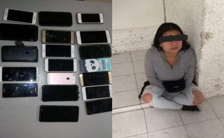 Detienen a mujer por robar celulares en el Corona Capital