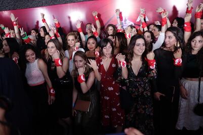 Mujeres del cine protestan en el Ariel contra el acoso
