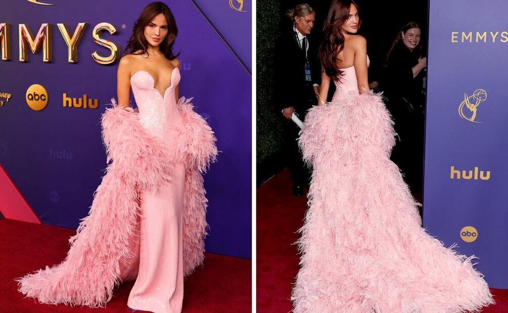 Eiza González en los Premios Emmy 2024. Foto: Especial. Instagram @eizagonzalez