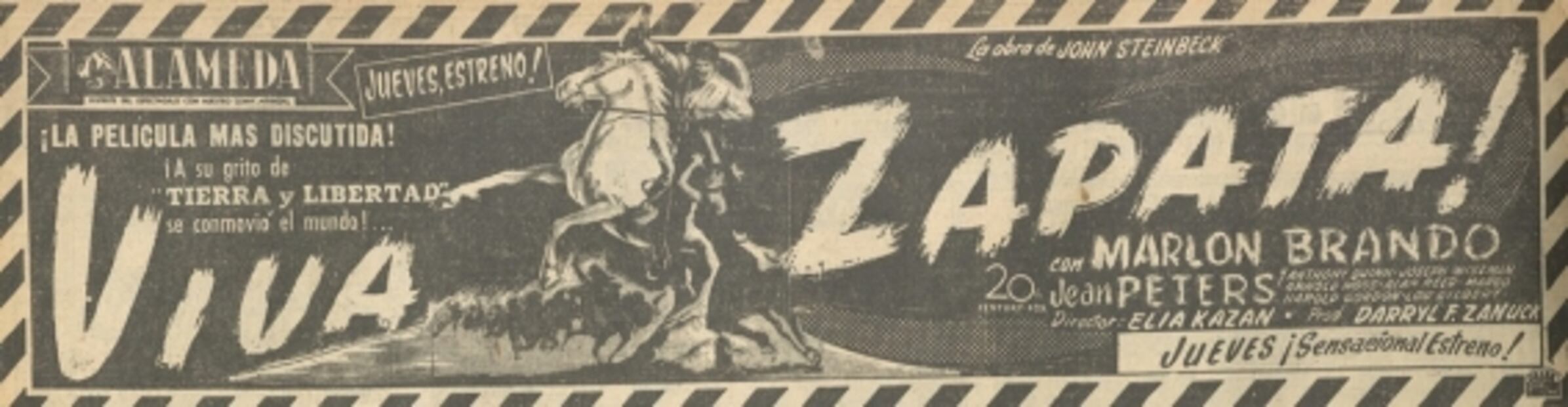 Cuando Marlon Brando fue Emiliano Zapata