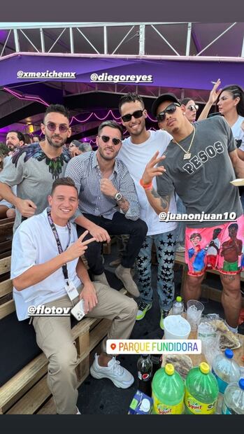 Juan Toscano acude al Machaca Fest y se encuentra con Gignac y Florian Thauvin
