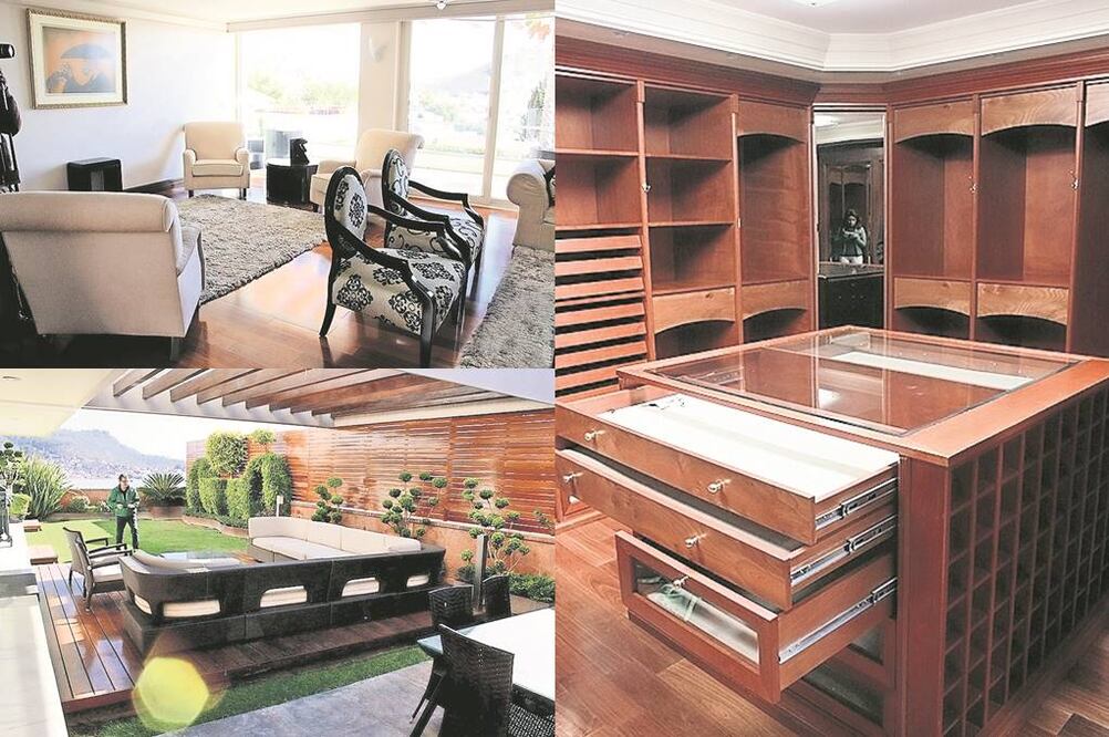 Las pisos del inmueble son de mármol o caoba; cuenta con una sala de cine, un jardín y área de descanso. Señalamientos apuntaban a que la remodelación interior emulaba al Hotel Bellagio de Las Vegas(MISAEL CAMARILLO)