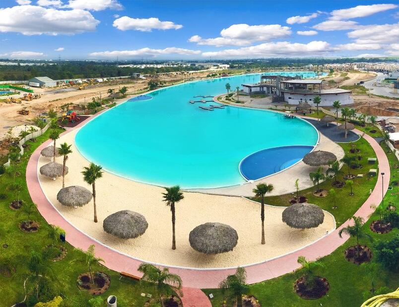 Fraccionamiento Cystal Lagoons Apodaca Foto: Especial