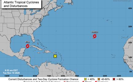 Tormenta “Theta” rompe el récord de la temporada atlántica de 2005