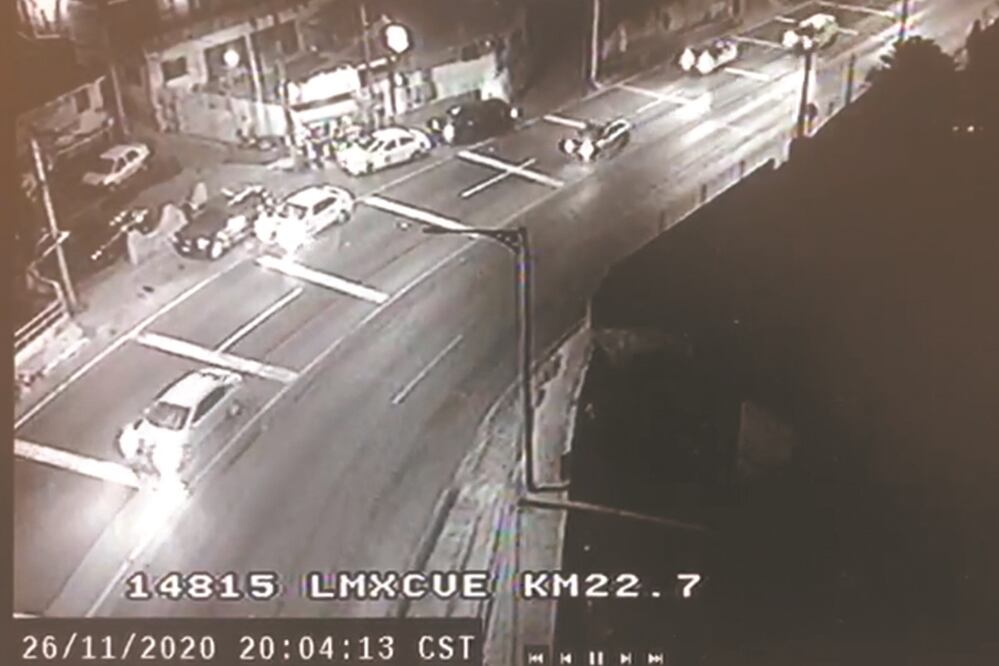 Por medio de cámaras de video, autoridades definieron la ruta que el empresario y su socio siguieron antes de dar con sus asesinos. Foto: TOMADA DE VIDEO