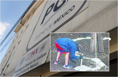 ¿Por qué delitos investiga la Fiscalía CDMX a sujeto que echó cemento al Ahuehuete?