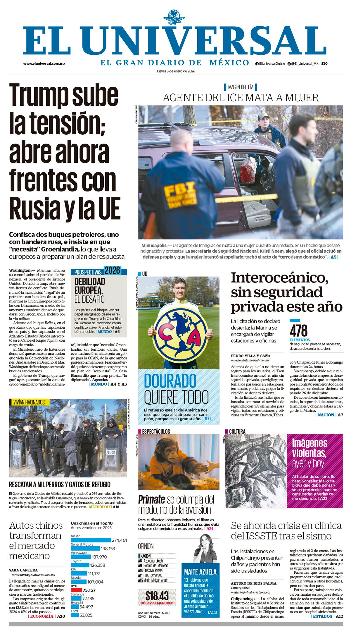Portada impresa