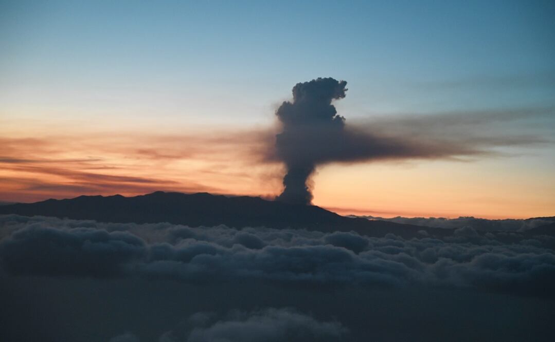 Erupción del volcán Cumbre Vieja en la isla de La Palma, en las Islas Canarias, España. Foto: Xinhua
