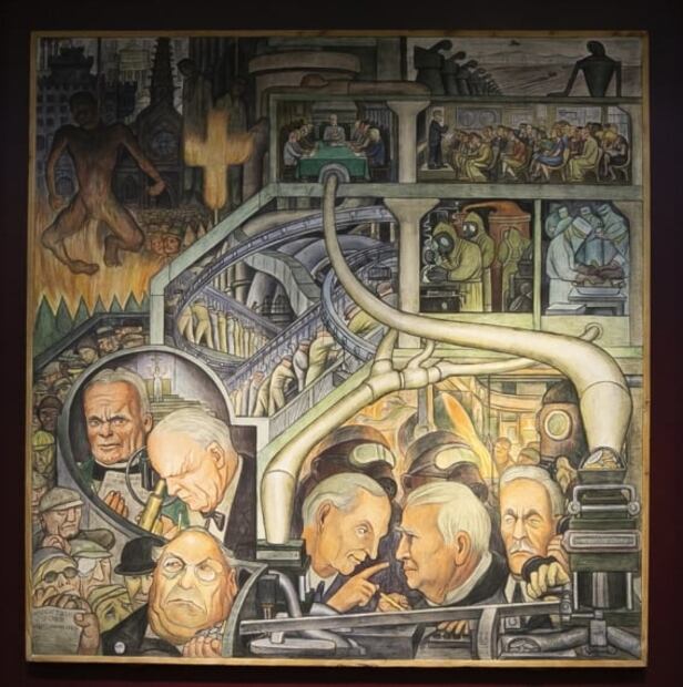 La obra de Diego Rivera que Rockefeller censuró y terminó con Elba Esther