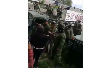 Disparos al aire en Acajete, medida disuasiva ante turba: Sedena