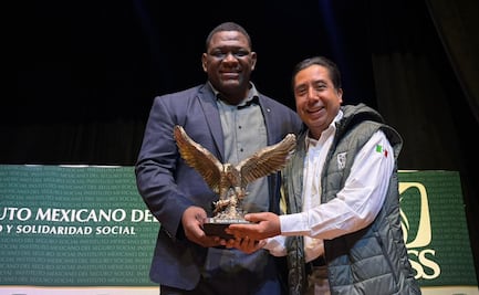 Mijaín López, el Gigante de la Herradura, visitó la Ciudad de México para charlar con la juventud del país