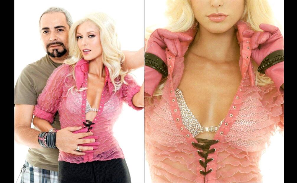 Terrones no paraba de experimentar con el corset, las transparencias y elementos llamativos desde pedrería hasta estoperoles. Foto: Archivo Héctor Terrones.