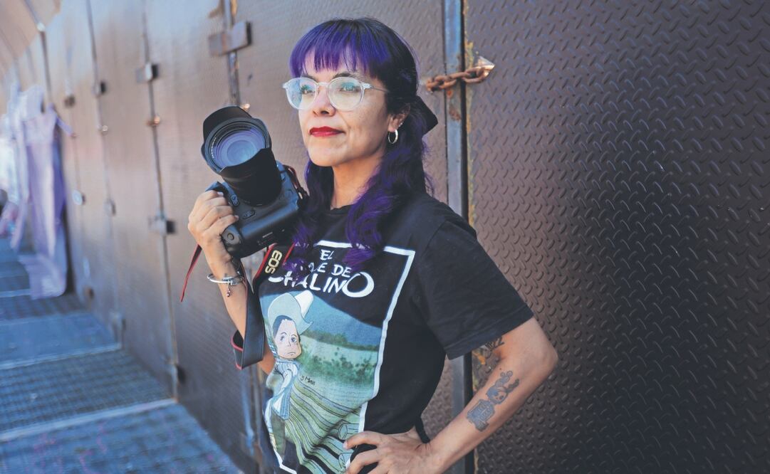 El 8M a través del lente de Sashenka Gutiérrez: una mirada desde la primera línea. Foto: de Fernanda Rojas. El Universal