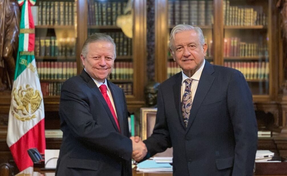 El presidente de la SCJN, Arturo Zaldívar se reunió con el presidente Andrés Manuel López Obrador. Foto: Especial 