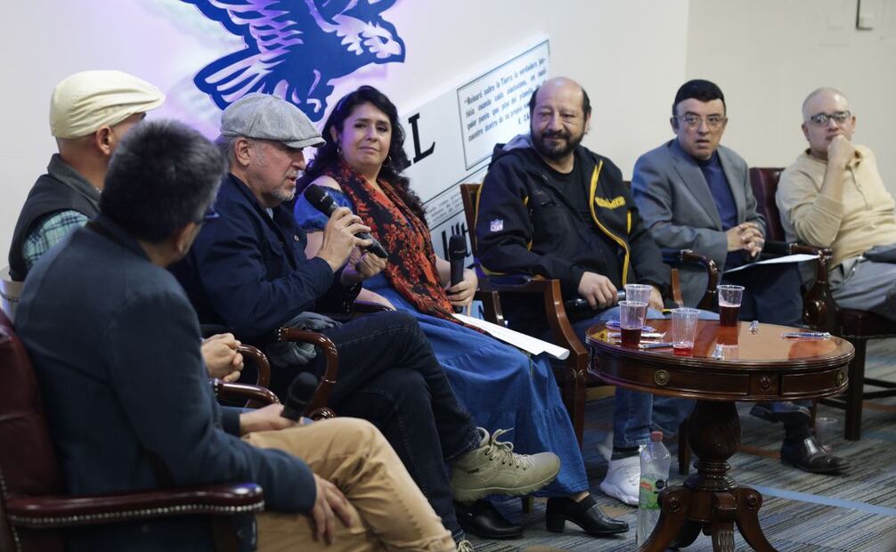 Boligán coincidió en que el humor político enfrenta un terreno hostil.  |  Foto: Carlos Odín.