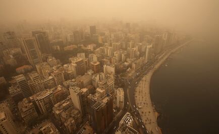 Tormenta de arena azota Líbano; hospitalizan a 750