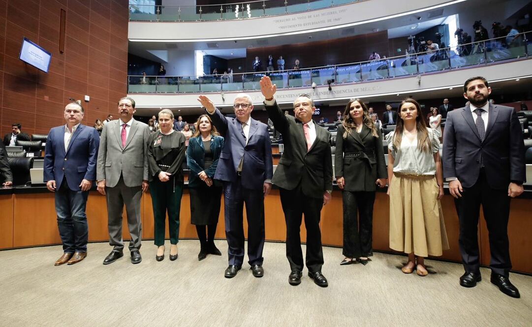 Ratificación de José Ignacio Madrazo y Eduardo Patricio Peña como embajadores ante el Pleno de la Comisión Permanente del Congreso de la Unión. Foto: Twitter @SRE_mx