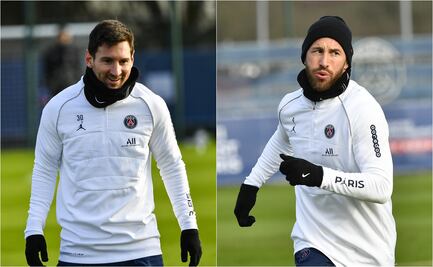 Messi entrena al parejo del equipo de cara al duelo del PSG ante el Reims