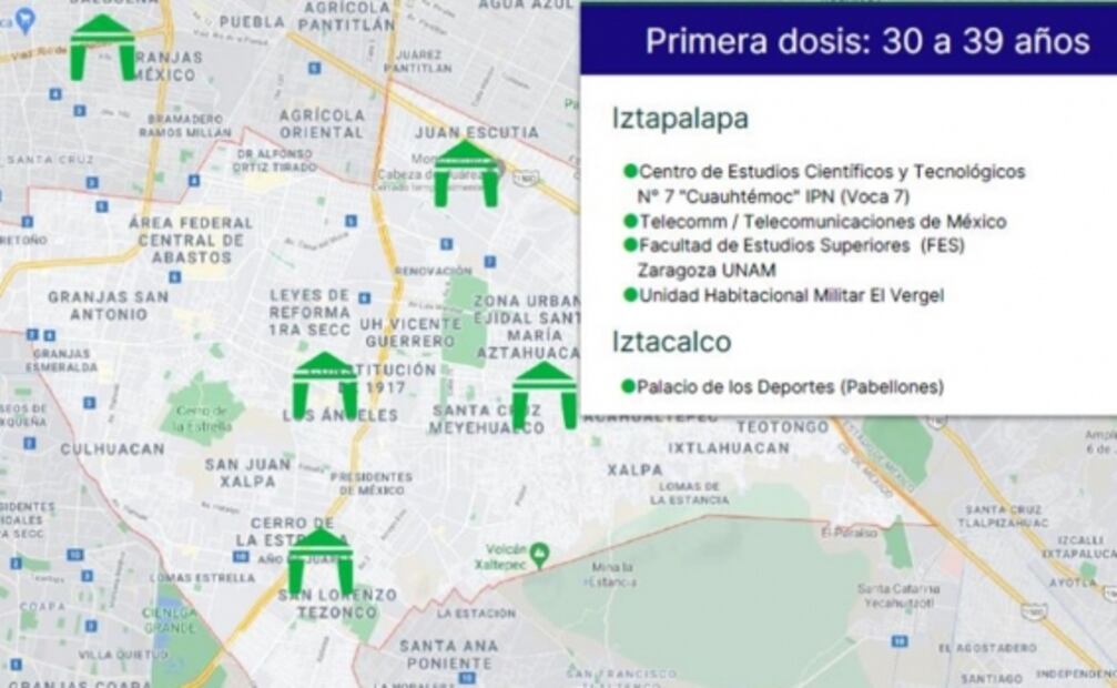 Inicia vacunación Covid para personas de 30 a 39 años de Iztapalapa e Iztacalco 