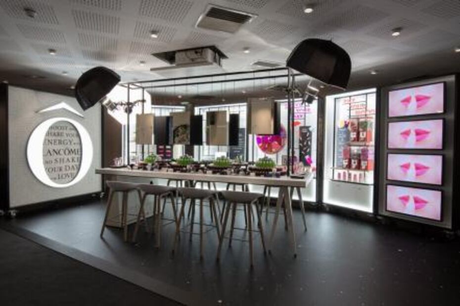 Boutique de belleza itinerante