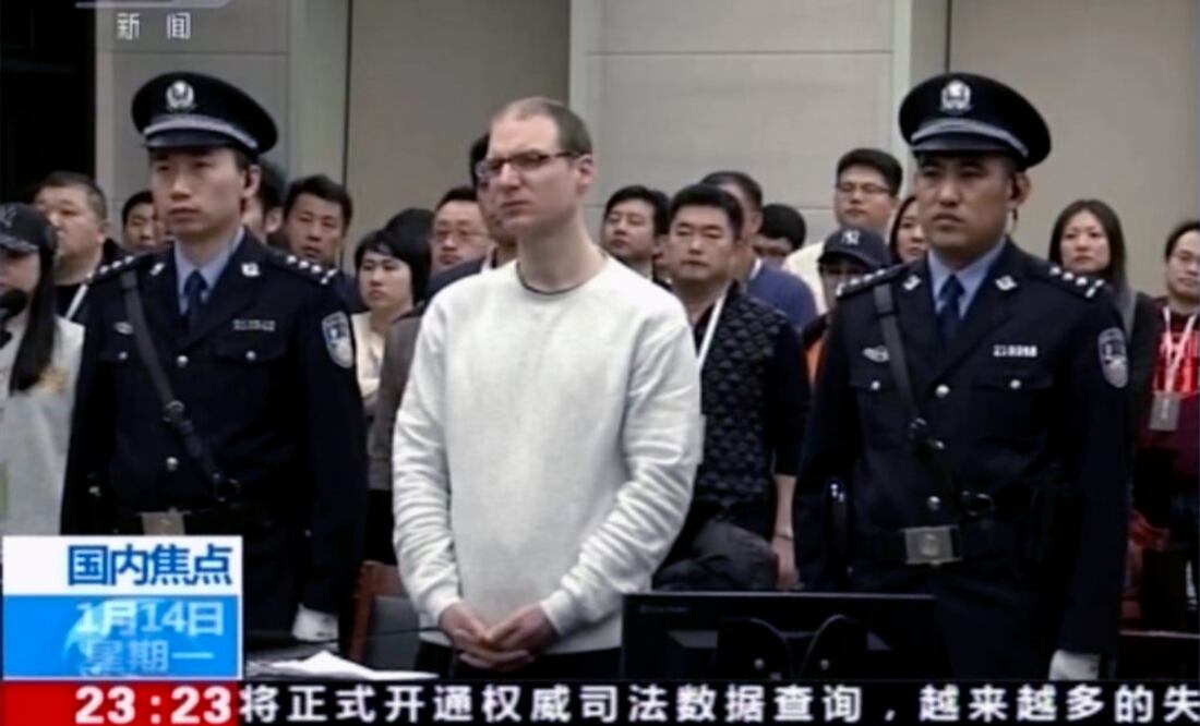 Robert Lloyd Schellenberg respondió afirmativamente cuando el juez le preguntó si entendía la sentencia, que puede apelar (Foto: AP)