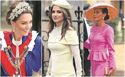 Las más elegantes en la coronación del Rey