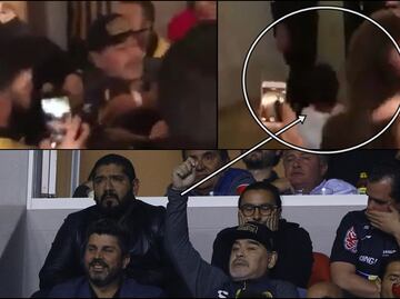 Exponen a menor de edad en la trifulca de Maradona