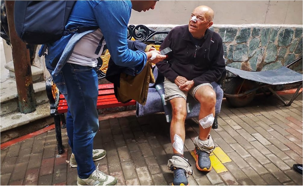 De Guanajuato y CDMX los 6 turistas mexicanos lesionados en accidente en Machu Picchu, Perú el pasado 16 de septiembre. Foto: AFP