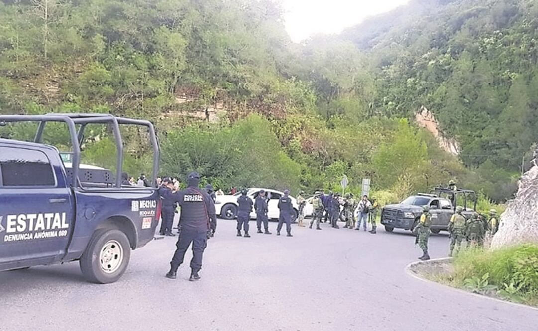Los policías respondieron a un ataque en Ojo de Agua. Foto: Especial.