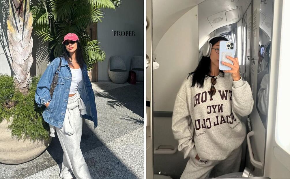 Un outfit cozy es ideal para viajar y para fines de semana. Foto: Instagram @oficialmariachacon