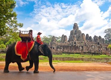 Camboya prohíbe paseos sobre elefantes en Patrimonio de la Humanidad
