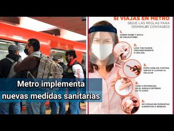 Las 5 nuevas reglas para viajar en Metro ante el Covid-19
