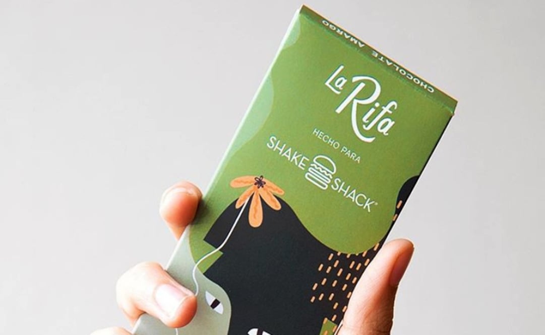 La Rifa created an exclusive chocolate bar for Shake Shack - Photo: Taken from Estudio YY's Instagram account 