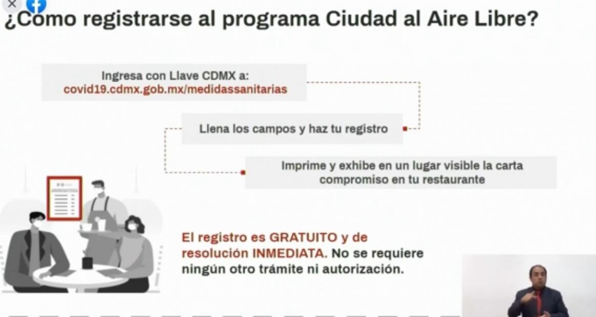 Así podrán operar al aire libre restaurantes en CDMX ante semáforo rojo